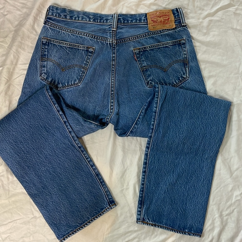 Levi’s 501 denim w/ button fly